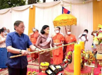 ឯកឧត្តម ខៀវ កាញារីទ្ធ និងលោកជំទាវ អញ្ជើញចូលរួមក្នុងពិធីបុណ្យ ពុទ្ធាភិសេក និងមាឃបូជា នៅវត្តស្វាយដង្គុំ រាជធានីភ្នំពេញ