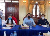 ឯកឧត្តម សាយ ម៉េងគីម សមាជិកយុវជនគណបក្សថ្នាក់កណ្តាល និងជាប្រធានក្រុមការងារយុវជនគណបក្សប្រជាជនកម្ពុជាខេត្តមណ្ឌលគិរី បានអញ្ជើញធ្វេីបទឧទ្ទេសនាមក្នុងកម្មវិធីបណ្តុះបណ្តាលច្បាប់ បទបញ្ជា និងនីតិវិធីបោះឆ្នោតជ្រេីសរេីសក្រុមប្រឹក្សាឃុំសង្កាត់អាណត្តិទី៥ ឆ្នាំ២០២២ នៅមន្ទីរគណបក្សខេត្តមណ្ឌលគិរី