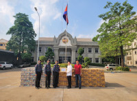 អាវុធហត្ថរាជធានីភ្នំពេញ សម្តែងនូវការថ្លែងអំណរគុណចំពោះ លោក ថន សេងតារា អគ្គនាយកក្រុមហ៊ុនតារា ធីស៊ី ហ្គេស និងលោកស្រី ជីវ មួយហៀង !
