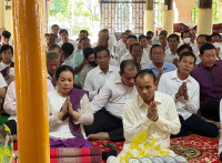ថ្នាក់ដឹកនាំខេត្តស្ទឹងត្រែង នាំយកទៀនព្រះវស្សា និងទេយ្យទានទៅប្រគេនព្រះសង្ឃគង់ចាំព្រះវស្សាចំនួន១១វត្ត ក្នុងខេត្តស្ទឹងត្រែង