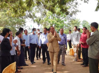 ពិធីប្រកាសកំណត់តំបន់វិនិច្ឆ័យ ដើម្បីចុះបញ្ជីដីលក្ខណៈជាប្រព័ន្ធ ក្នុងភូមិហាងខូសួន សង្កាត់សាមគ្គី ក្រុងស្ទឹងត្រែង ខេត្តស្ទឹងត្រែង