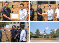 អាវុធហត្ថរាជធានីភ្នំពេញ សម្តែងនូវការថ្លែងអំណរគុណយ៉ាងជ្រាលជ្រៅ ចំពោះ លោក ថន សេងតារា អគ្គនាយកក្រុមហ៊ុនតារា ធីស៊ី ហ្គាស !
