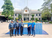អាវុធហត្ថរាជធានីភ្នំពេញ សម្តែងនូវការថ្លែងអំណរគុណចំពោះ ក្រុមហ៊ុន ប៉ូការី ស្វេត កម្ពុជា!
