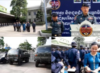 យោធិន នៃកងរាជអាវុធហត្ថ ដែលទើបជ្រើសរើសថ្មី (ជាប់ជាស្ថាពរ) ក្នុងរាជធានីភ្នំពេញ បានចេញដំណើរ ចូលទៅហ្វឹកហ្វឺន នៅមជ្ឈមណ្ឌលកងរាជអាវុធហត្ថ ភ្នំជុំសែនរីករាយ!