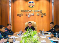 ឯកឧត្តម ឧត្តមសេនីយ៍ឯក រ័ត្ន ស៊្រាង ប្រជុំត្រួតពិនិត្យផែនការនិងយុទ្ធវិធីរក្សាសណ្តាប់ធ្នាប់ស្តង់ដាថ្មី ដើម្បីត្រៀមដាក់អនុវត្ត តាមកាលៈទេសៈជាក់ស្តែង!