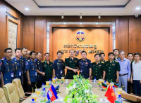 គណៈប្រតិភូយោធាទីក្រុងហូជីមិញ នៃកងទ័ពប្រជាជនវៀតណាម ចូលជួបសំណេះសំណាល សួរសុខទុក្ខនិងជូនពរ អាវុធហត្ថរាជធានីភ្នំពេញក្នុងឱកាសបុណ្យចូលឆ្នាំថ្មីប្រពៃណីជាតិខ្មែរ!
